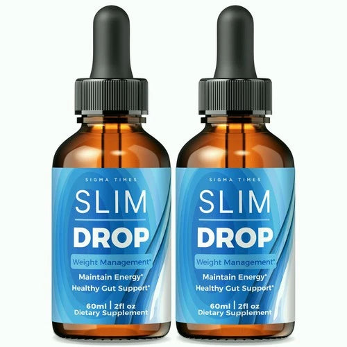 (2 Pack) Slim Drop for Weight Loss - Premium Slim Drops Fat-Burning Support