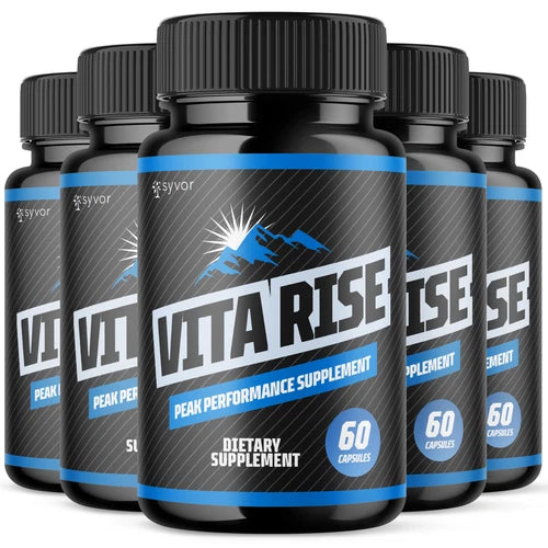(5 Pack) Vita Rise Pill for Men Advanced Formula Vitamin Supplement 300 Capsules
