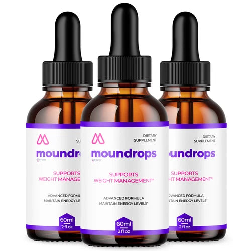 (3 Pack) Moundrops Weight Loss Drops Moun Drops Weight Management Liquid 180ML
