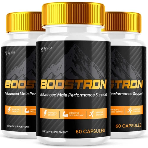 Boostron Pills for Men Maximum Strength Boostron Formula Supplement 180 Capsules