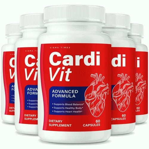 (5 Pack) Cardi Vit Capsules, Advanced Blood Health and Circulation Support