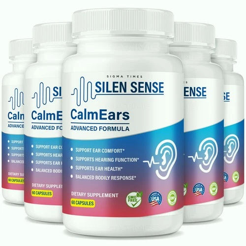(5 Pack) Silen Sense Calm Ears - Premium Formula For Clear Hearing & Ear Support