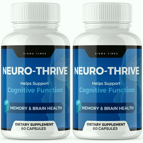 (2 pack) Neuro-Thrive Supplement to Support Brain Functions and Cognitive Health