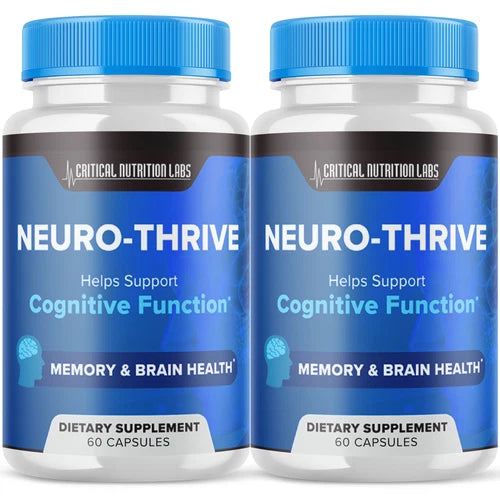 (2 Pack) Nuero Thrive Pills, NueroThrive Brain Health Nootropic (120 Capsules)