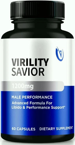 Virility Savior for Men, Enhancement Capsules for Maximum Performance 60ct