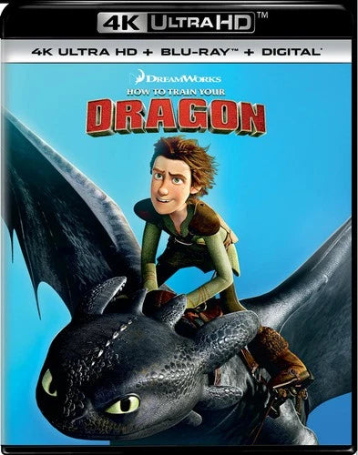 How to Train Your Dragon 4K UHD Blu-ray Jay Baruchel NEW