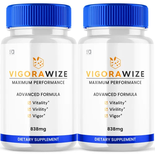 (2 Pack) Vigorawize Male Enhancement Pills - Maximize Energy, Vitality & Stamina