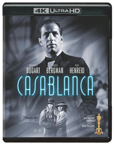 Casablanca 4K UHD Blu-ray Humphrey Bogart NEW