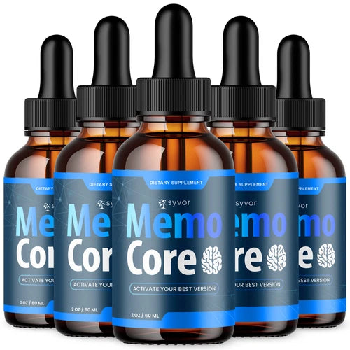 Memocore Drops Advanced Brain Health & Cognitive Support Supplement (5 Pack)