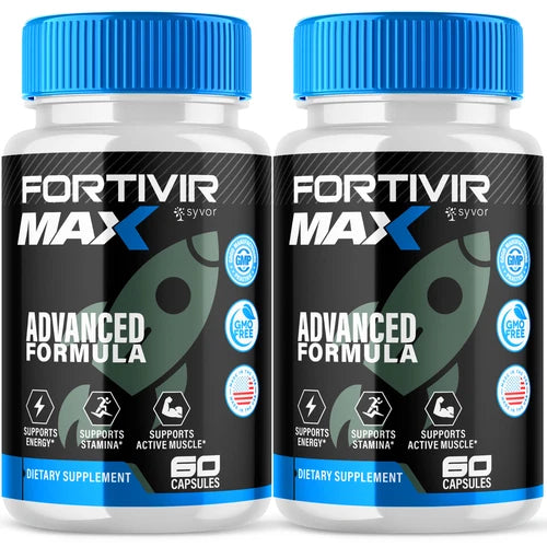 (2 Pack) Fortivir Max Advanced Formula Pills FortivirMax Supplement 120 Capsules
