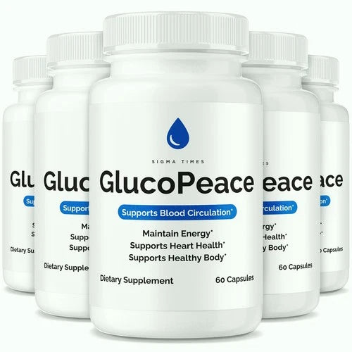(5 Pack) Gluco Peace Capsules – GlucoPeace Blood Circulation Health Support