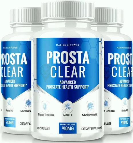 (3 Pack) Prosta Clear Capsules, ProstaClear Supports Prostate & Urinary Health