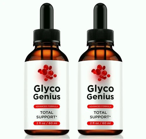 (2 Pack) Glyco Genius Drops Support Blood Health and Overall Wellness