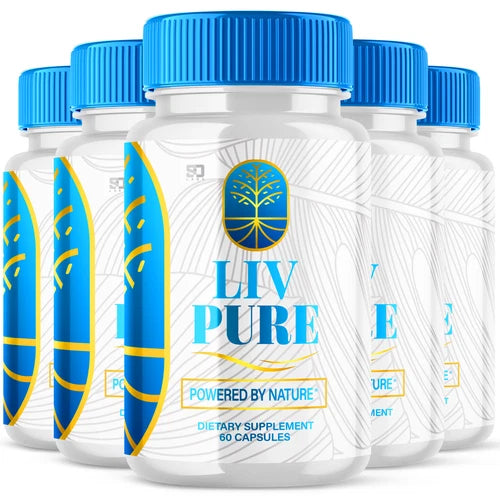 (5 Pack) Liv Pure, Liv-Pure Weight Loss, Liver Support Supplement (300 Capsules)