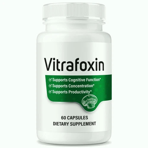 Vitrafoxin Capsules, Advanced Brain Support Formula for Cognitive Wellness 60ct
