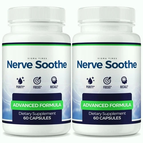 (2 Pack) Nerve Soothe Capsules - NerveSoothe Natural Support for Nerve Health