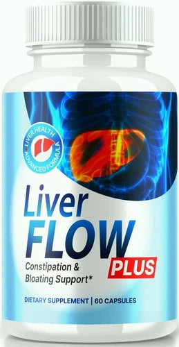 Liver Flow Plus Pills, Probiotics Formula for Gut Health & Digestion 60ct