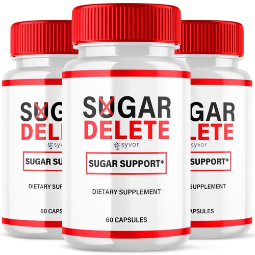 (3 Pack) Sugar Delete Blood Optimizer Advanced Glycogen Supplement 180 Capsules