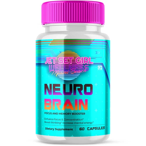 Neuro Brain Support Mental Energy, Boosts Focus & Memory 60 Capsules