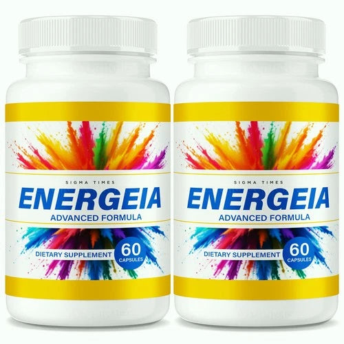(2 Pack) Energeia Capsules, Energy and Fat-Burning Support for Weight Loss