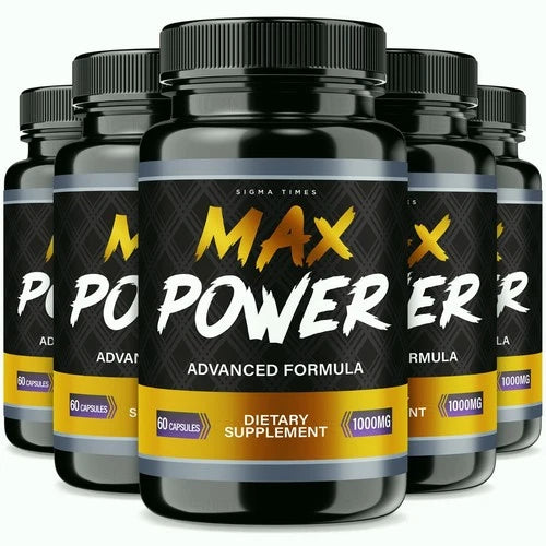 (5 Pack) Max Power for Men - MaxPower Powerful Male Health Support