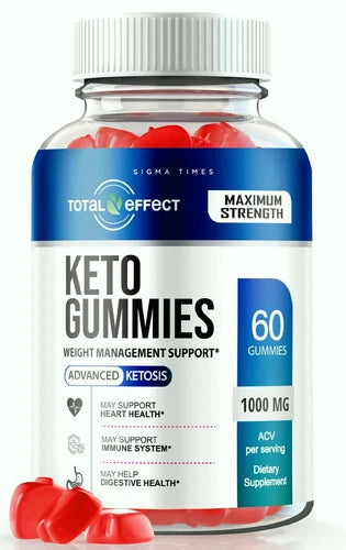 Total Effect Keto Weight Loss Gummies to Support Overall Health & Wellness 60ct