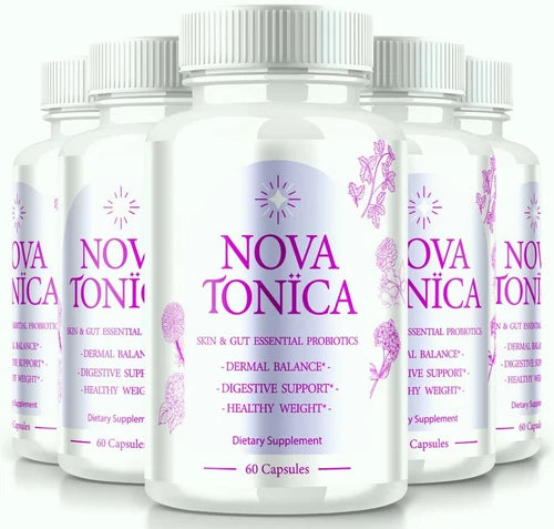 (5 Pack) NovaTonica Advanced Dietary Pills for Glowing Skin & Improved Digestion