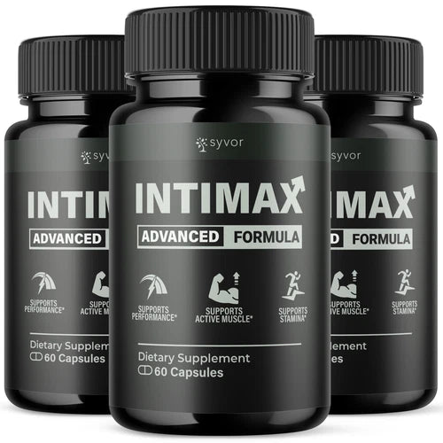 (3 Pack) Intimax for Men Advanced Max Formula Vitamin Supplement 180 Capsules