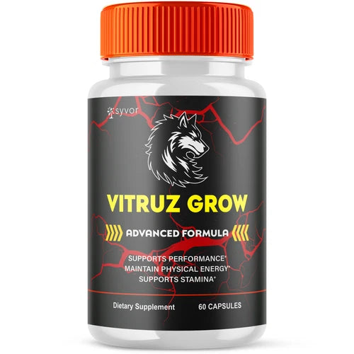 (1 Pack) Vitruz Grow for Men Advanced Max Formula Vitamin Supplement 60 Capsules