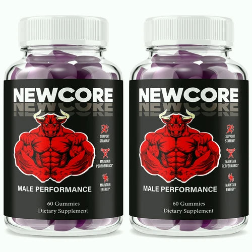 (2 Pack) NewCore Gummies for Men, NewCore Advanced Male Health Support