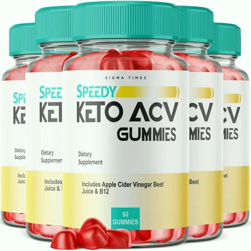 (5 Pack) OFFICIAL Speedy Keto Gummies Weight Loss Supplement - Speedy Keto ACV