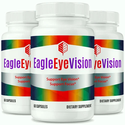 (3 Pack) Eagle Eye Vision Capsules, Premium Vision Support Formula