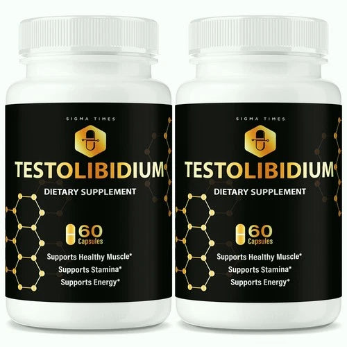 (2 Pack) Testolibidium for Men, Advanced Testo Support for Overall Male Health