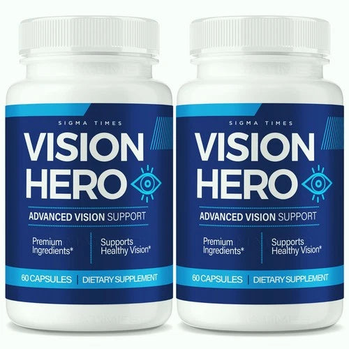 (Official 2 Pack) Vision Hero Eye Supplement, VisionHero Pills Healthy Vision
