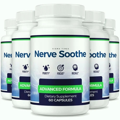 (5 Pack) Nerve Soothe Capsules - NerveSoothe Natural Support for Nerve Health