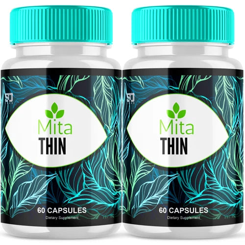 Mita Thin Supports Weight Management, Metabolism and Boosts Energy (2 Pack)