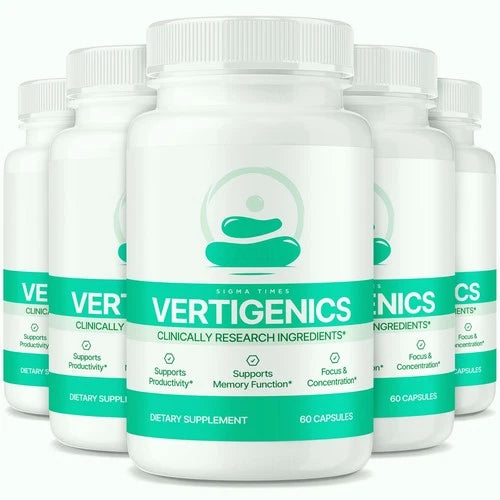 (5 Pack) Vertigenics Capsules to Support The Body’s Balance System & Dizziness