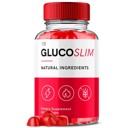 Glucoslim Keto, Gluco Slim Keto ACV Weight Loss & Fat Burn Gummies (60 Gummies)