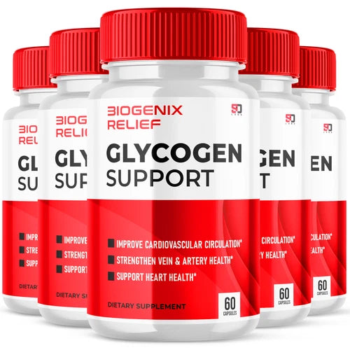 Biogenix Relief Pills for Glycogen Support and Metabolism (5 Pack)