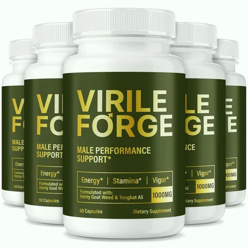 (5 Pack) Virile Forge for Men, VirileForge Advanced Male Performance Capsules
