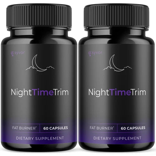 (2 Pack) Night Time Trim Advanced Formula Energy & Fitness Vitamin 120 Capsules