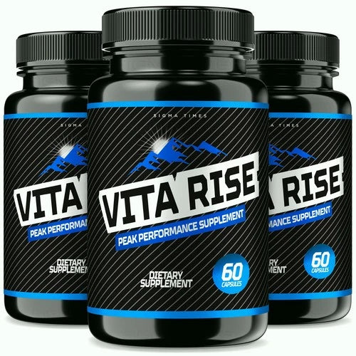 (3 Pack) Vita Rise for Men, Vita-Rise Male Health Pills, Enhancement Formula