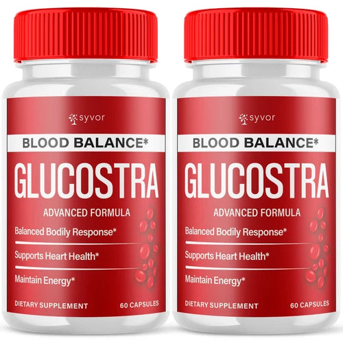 (2 Pack) Glucostra Blood Balance Advanced Support Glycogen Supplement 120 Caps
