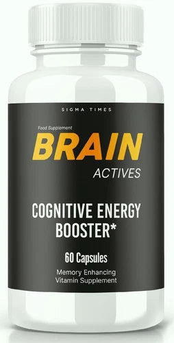 Brain Actives Cognitive Brain Booster Pills for Advanced Memory and Focus 60ct