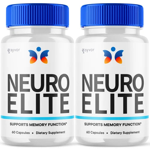 (2 Pack) Neuro Elite Nootropic All Natural Super Brain Supplement 120 Capsules
