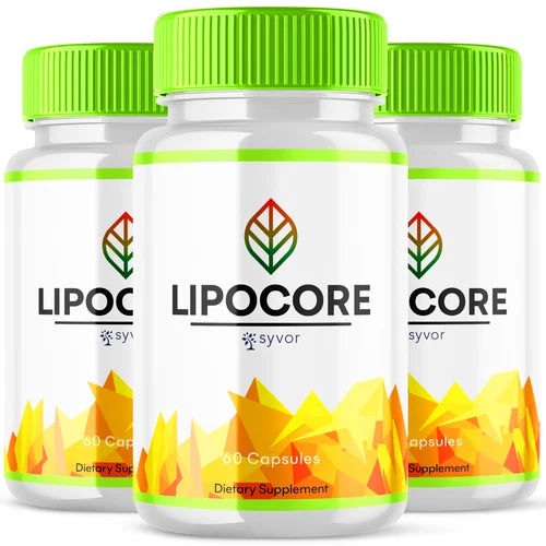 Lipocore Advanced Formula Natural Fitness Support Vitamin Supplement 180 Capsule