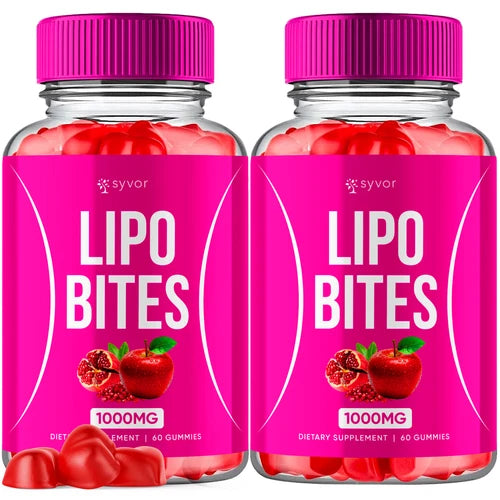 Lipo Bites Apple Cider Vinegar Gummies Max ACV Strength Supplement 120 Gummies