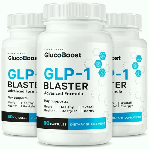 (3 Pack) GlucoBoost GLP-1 Booster, Gluco Boost Blood Support, Glucose Boost