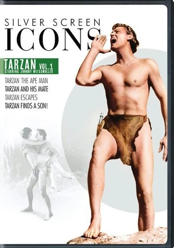 Silver Screen Icons - Johnny Weissmuller As Tarzan DVD