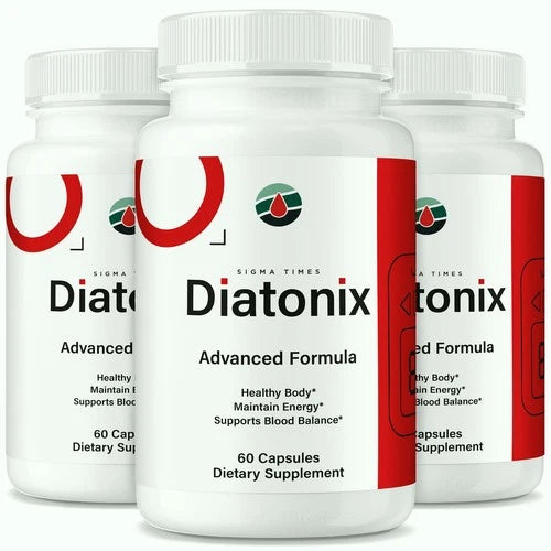(3 Pack) Diatonix Capsules, Dia Tonix Advanced Blood Support Supplement